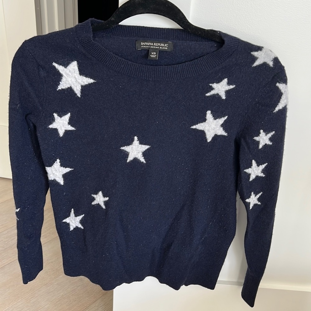 Navy blue sweater